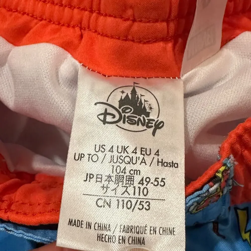 Disney Spider Man Swim Trunks sz 4